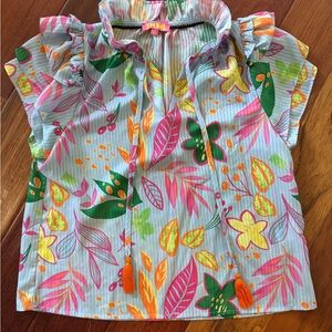 THML Vibrant Floral Kids Blouse